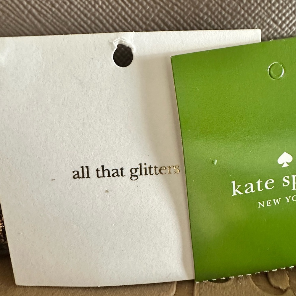 Kate Spade Little Shiloh Glitter Card Case – NWT – Includes Glitter Gift Box – S - Picture 10 of 13
